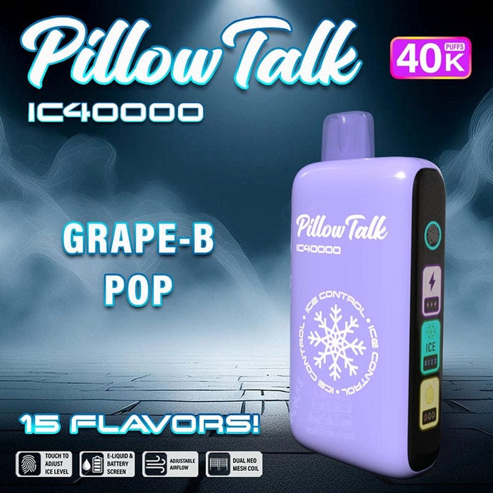 Pillow Talk Ice Control IC40000 Disposable Vape (5%, 40000 Puffs)