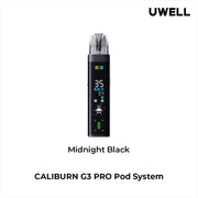 Uwell Caliburn G3 Pro 35W Pod Kit - TBS Supply Co