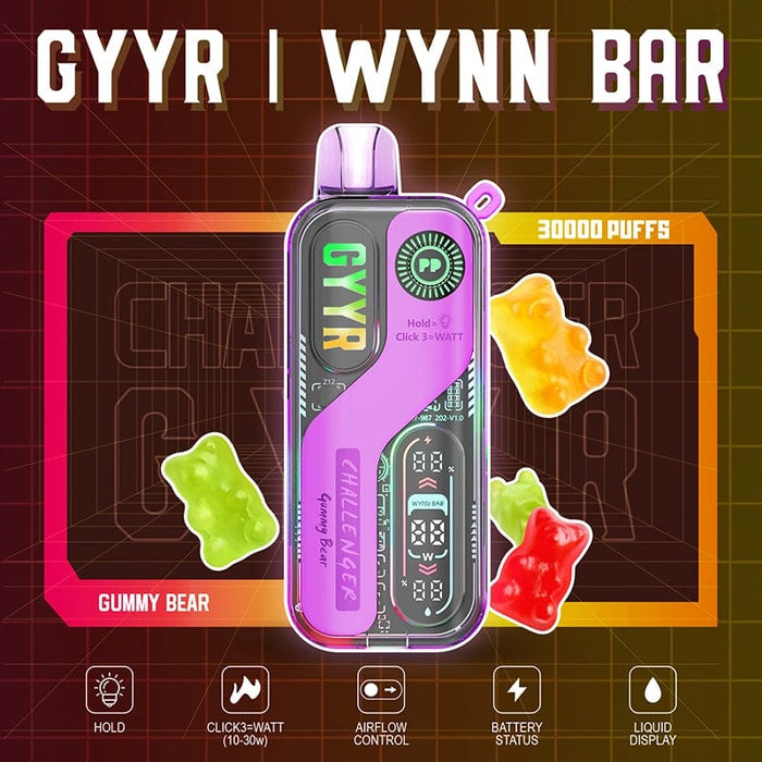 GYYR WYNN Bar Challenger 30K Disposable Vape (5%, 30000 Puffs)