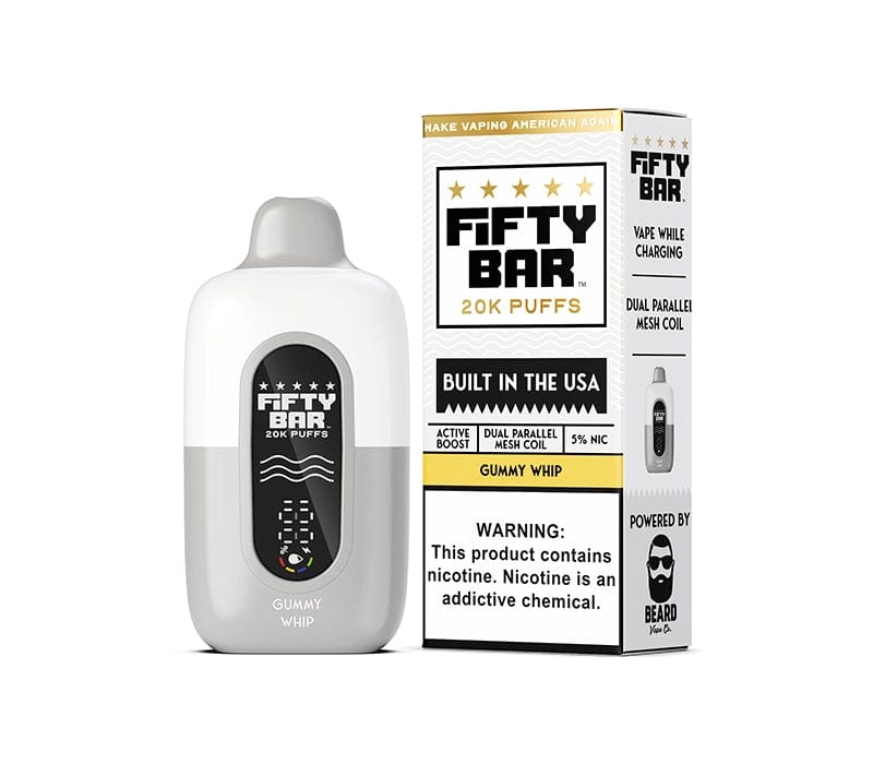 Fifty Bar x Hidden Hills 20K Disposable Vape (5%, 20000 Puffs)
