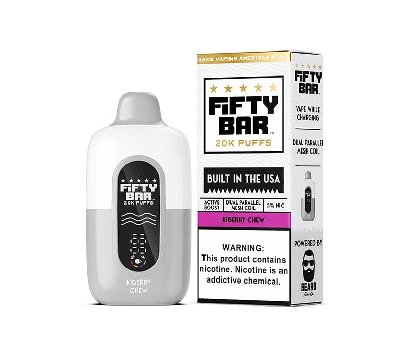 Fifty Bar x Hidden Hills 20K Disposable Vape (5%, 20000 Puffs)