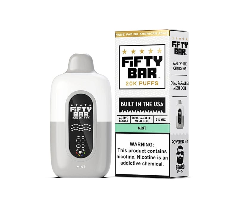 Fifty Bar x Hidden Hills 20K Disposable Vape (5%, 20000 Puffs)