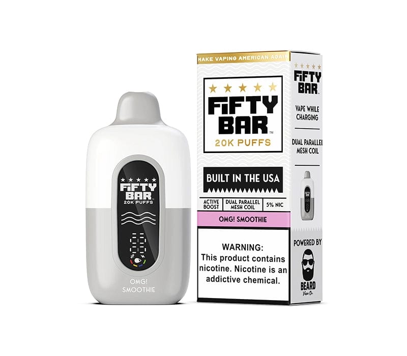 Fifty Bar x Hidden Hills 20K Disposable Vape (5%, 20000 Puffs)