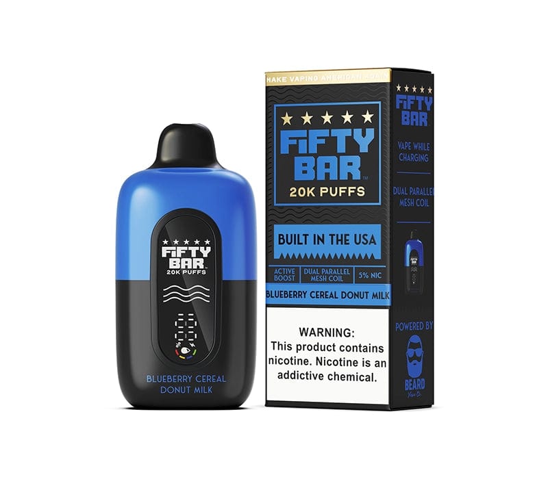 Fifty Bar x Hidden Hills 20K Disposable Vape (5%, 20000 Puffs)