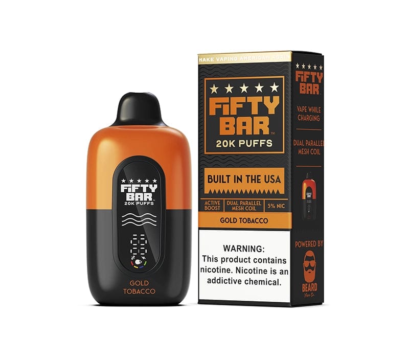Fifty Bar x Hidden Hills 20K Disposable Vape (5%, 20000 Puffs)