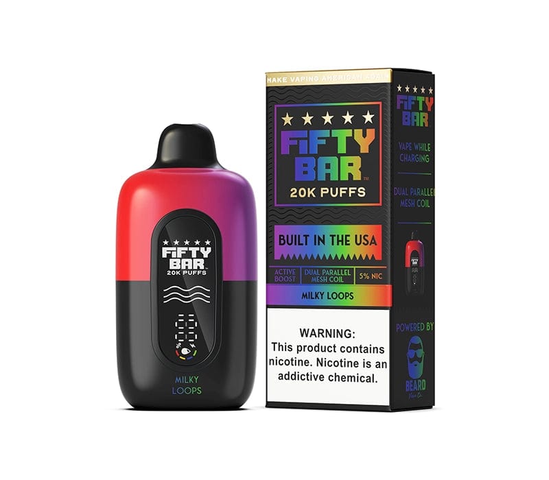 Fifty Bar x Hidden Hills 20K Disposable Vape (5%, 20000 Puffs)