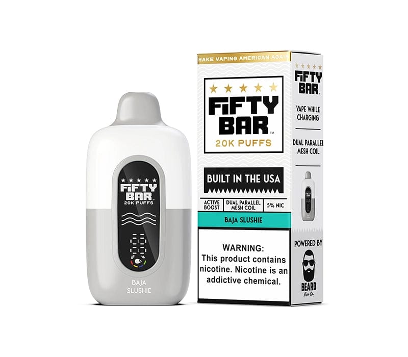 Fifty Bar x Hidden Hills 20K Disposable Vape (5%, 20000 Puffs)