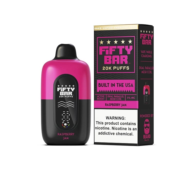 Fifty Bar x Hidden Hills 20K Disposable Vape (5%, 20000 Puffs)