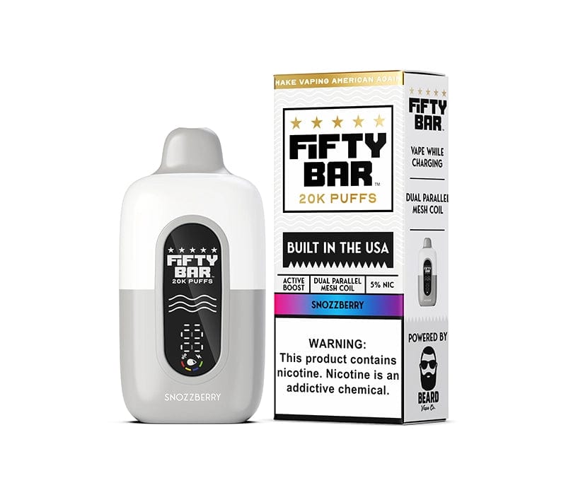 Fifty Bar x Hidden Hills 20K Disposable Vape (5%, 20000 Puffs)