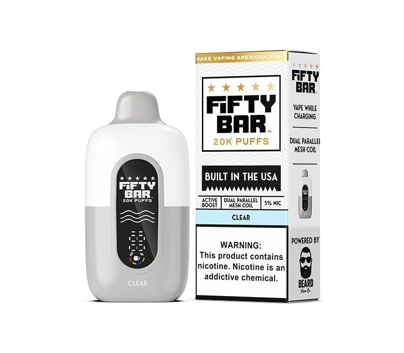 Fifty Bar x Hidden Hills 20K Disposable Vape (5%, 20000 Puffs)