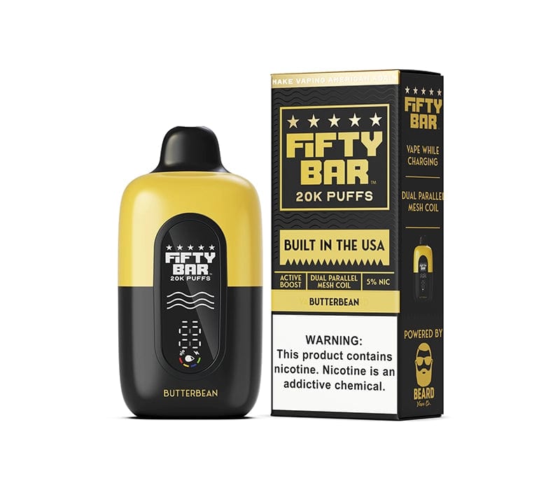 Fifty Bar x Hidden Hills 20K Disposable Vape (5%, 20000 Puffs)
