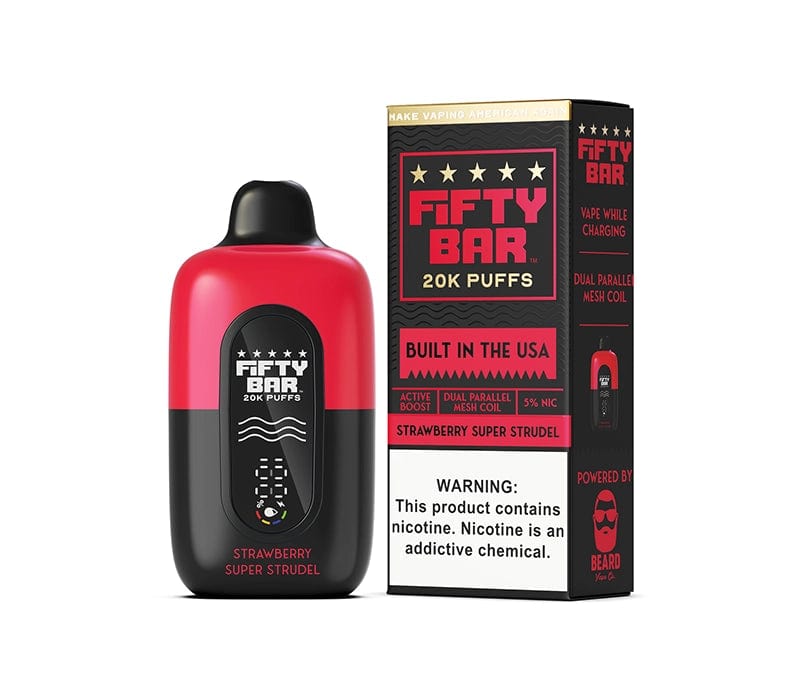 Fifty Bar x Hidden Hills 20K Disposable Vape (5%, 20000 Puffs)