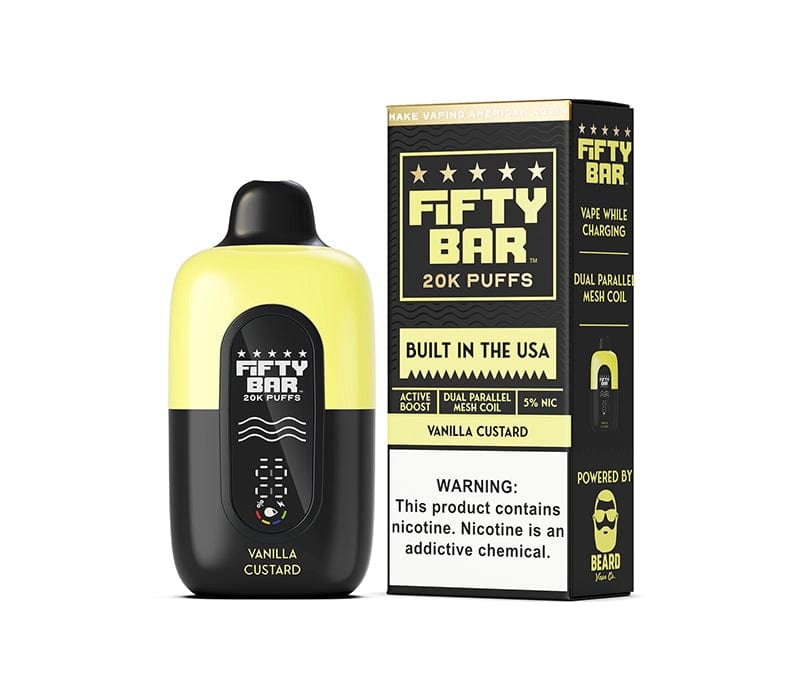 Fifty Bar x Hidden Hills 20K Disposable Vape (5%, 20000 Puffs)