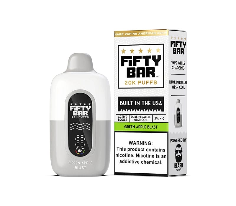 Fifty Bar x Hidden Hills 20K Disposable Vape (5%, 20000 Puffs)