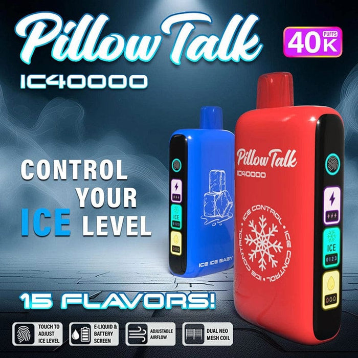 Pillow Talk Ice Control IC40000 Disposable Vape (5%, 40000 Puffs)