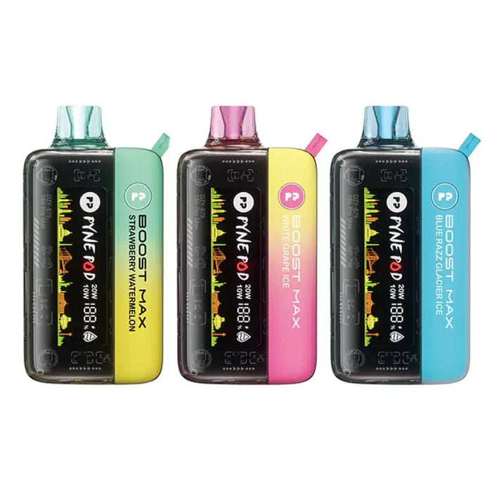 Pyne Pod Boost Max 30000 Disposable Vape (5%, 30000 Puffs) - TBS Supply Co
