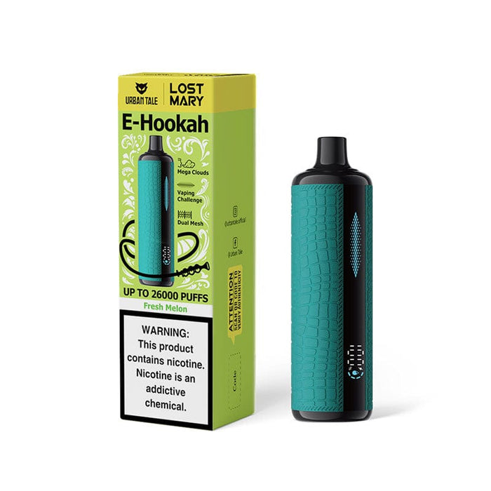 Lost Mary x Urban Tale E-hookah Disposable Vape (0.6%, 26000 Puffs)