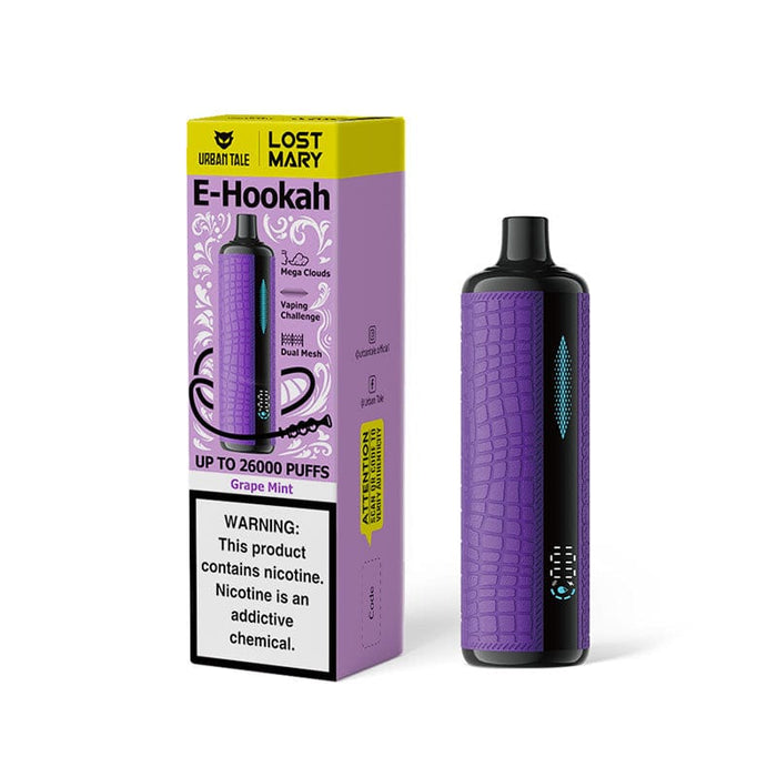 Lost Mary x Urban Tale E-hookah Disposable Vape (0.6%, 26000 Puffs)