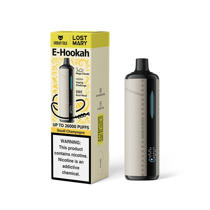 Lost Mary x Urban Tale E-hookah Disposable Vape (0.6%, 26000 Puffs)