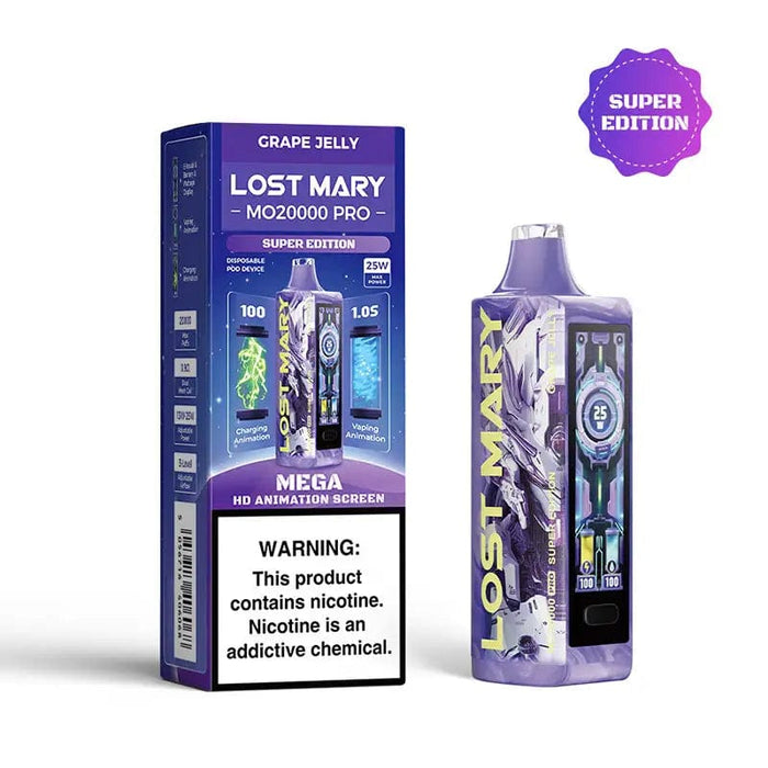 Lost Mary MO20000 Pro Disposable Vape (5%, 20000 Puffs) - TBS Supply Co