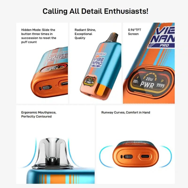 Vaporesso Vibe Nano Pro 20W Pod Kit - TBS Supply Co