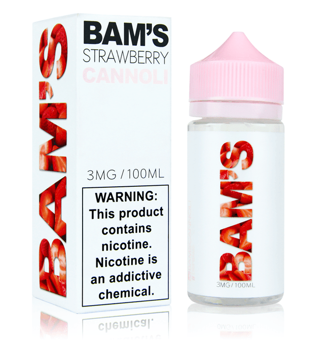 Bam's Strawberry Cannoli 100ml Vape Juice