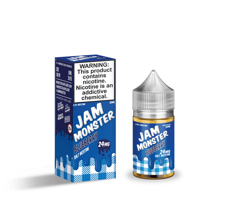 Jam Monster Salts Blueberry 30ml Nic Salt Vape Juice