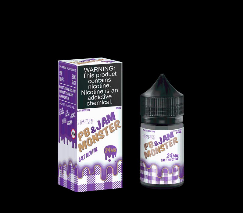 Jam Monster Salts PB&J 30ml Nic Salt Vape Juice