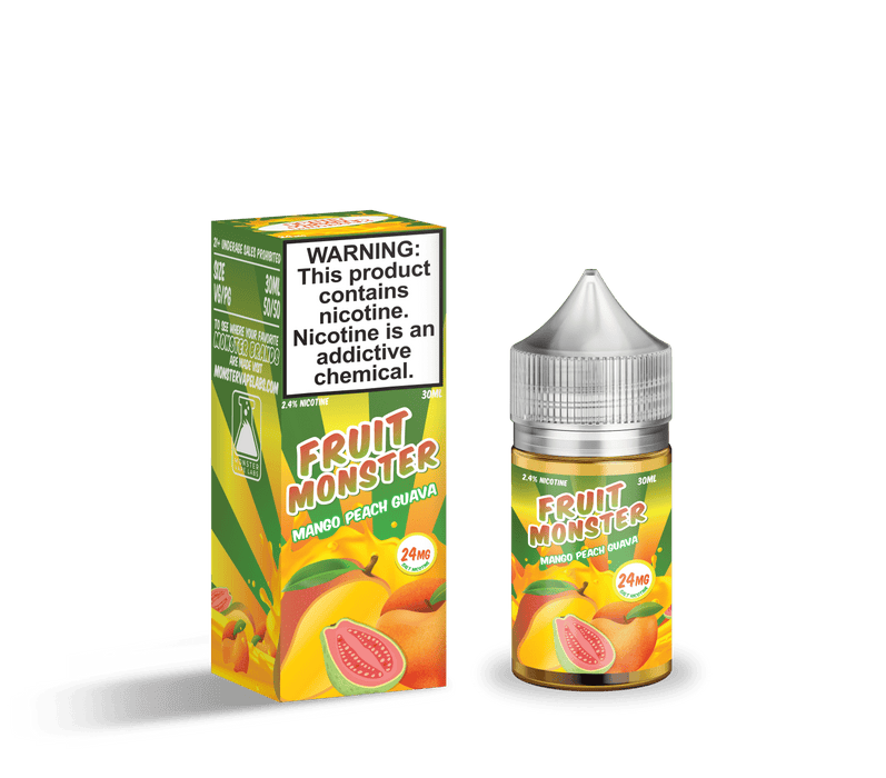 Fruit Monster Salts Mango Peach Guava 30ml Nic Salt Vape Juice