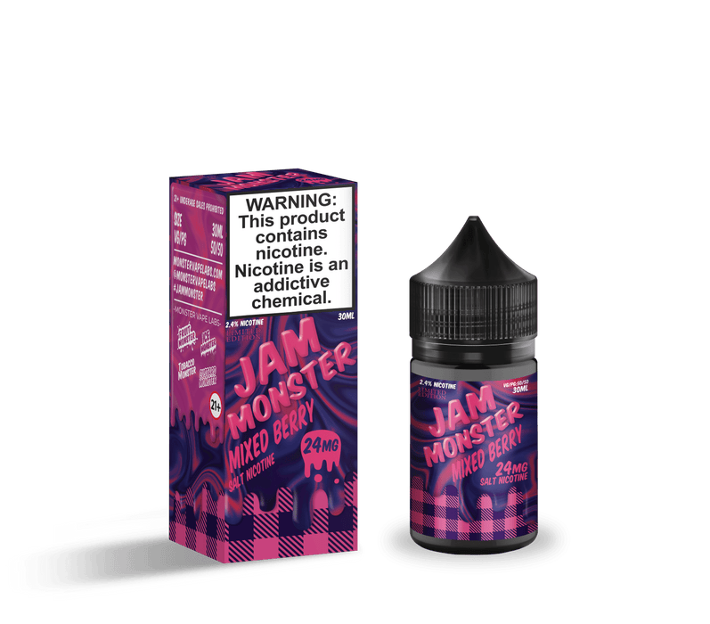 Jam Monster Salts Mixed Berry 30ml Nic Salt Vape Juice