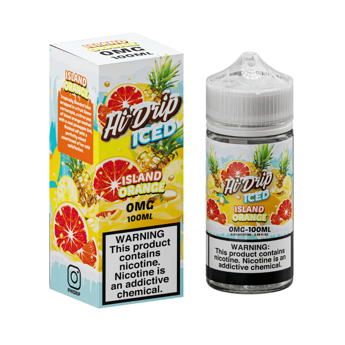 Hi-Drip Iced Island Orange 100ml Vape Juice