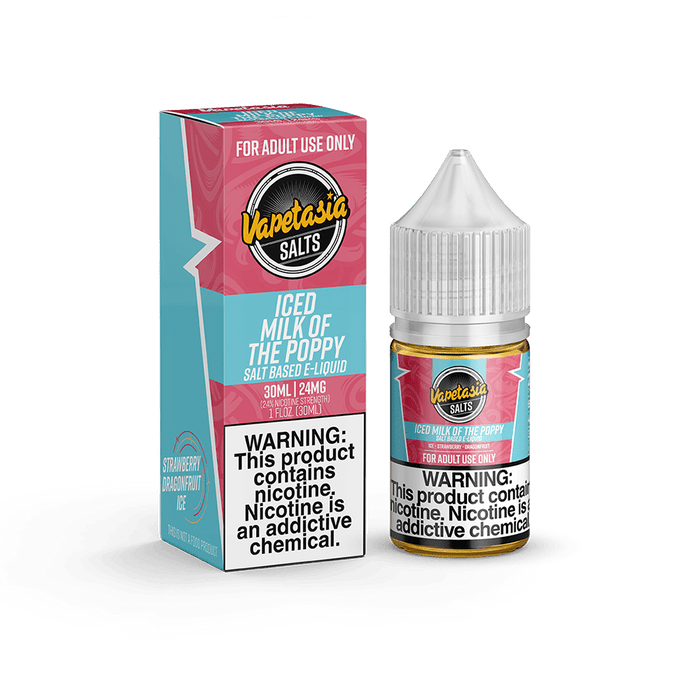 Vapetasia Salts ICED Milk of the Poppy 30ml Nic Salt Vape Juice