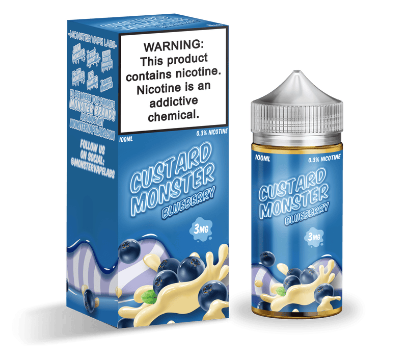 Custard Monster Blueberry Custard 100ml Vape Juice