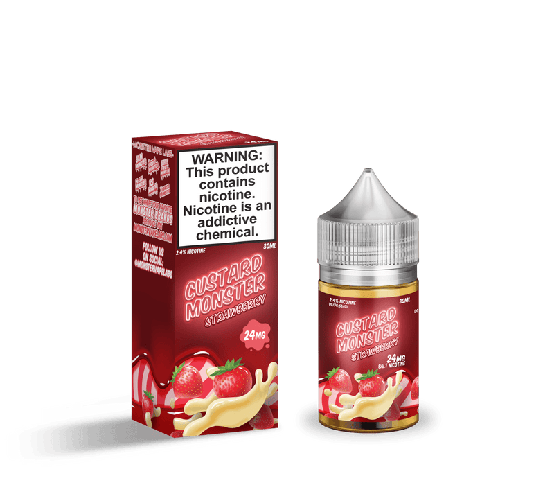 Custard Monster Salts Strawberry Custard 30ml Nic Salt Vape Juice