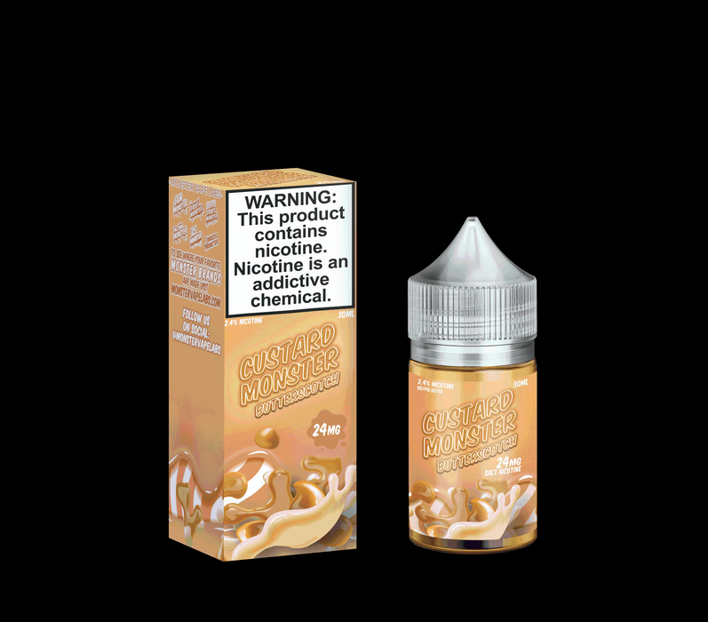 Custard Monster Salts Butterscotch 30ml Nic Salt Vape Juice