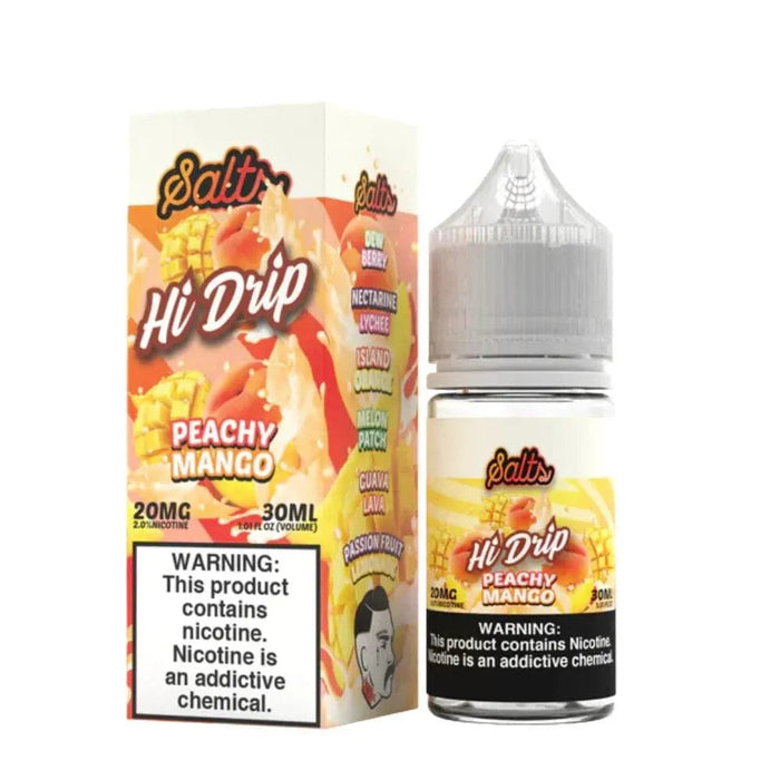 Peachy Mango Nic Salt Vape Juice 30ml - Hi Drip