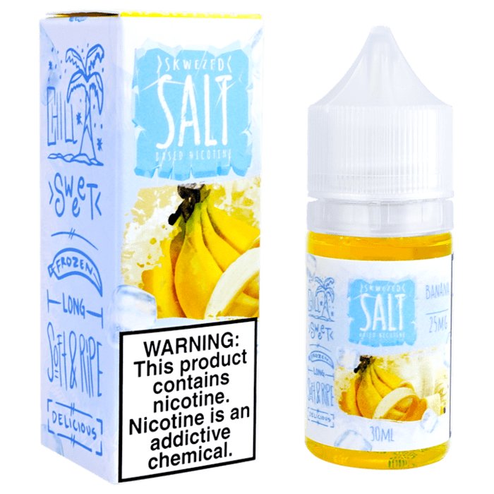 Skwezed Salts Banana Ice 30ml Nic Salt Vape Juice