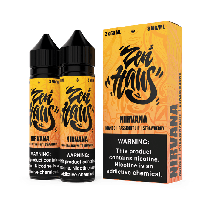 Zen Haus Nirvana (Mango+Passionfruit+Strawberry) 120ml Vape Juice