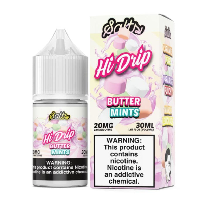 Hi-Drip Butter Mints ICED Nic Salt Vape Juice 30ml