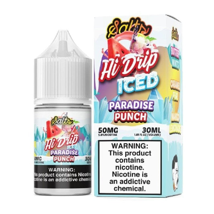 Hi-Drip Paradise Punch ICED Nic Salt Vape Juice 30ml