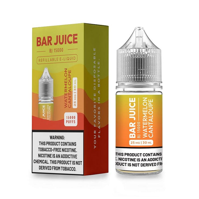 Bar Juice Watermelon Cantaloupe Nic Salt Vape Juice 30ml