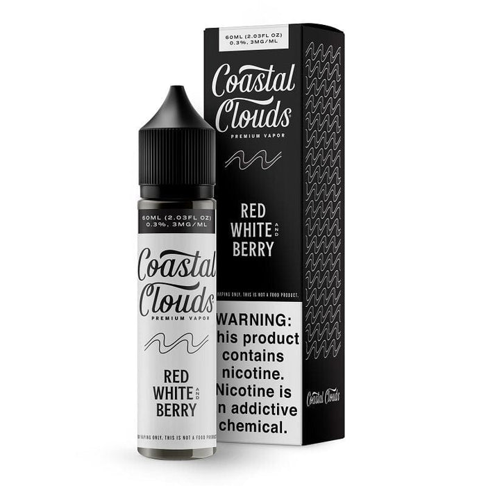 Coastal Clouds Red White Berry Vape Juice 60ml