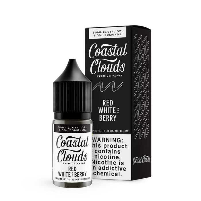 Coastal Clouds Red White Berry Nic Salt Vape Juice 30ml