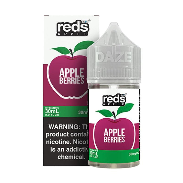 7 Daze Reds Salts Apple Berries Nic Salt Vape Juice 30ml