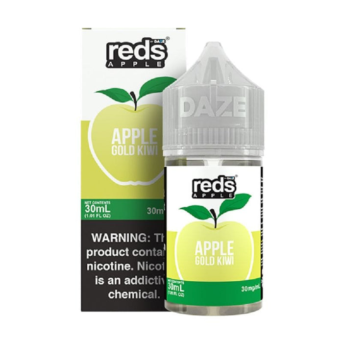 7 Daze Reds Salts Apple Gold Kiwi Nic Salt Vape Juice 30ml