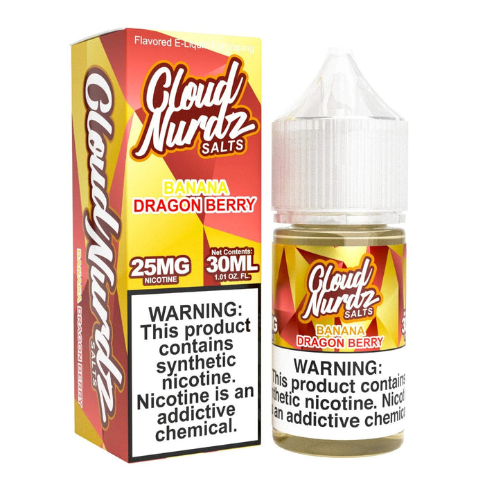 Cloud Nurdz Synthetic Salts Banana Dragon Berry Nic Salt Vape Juice 30ml