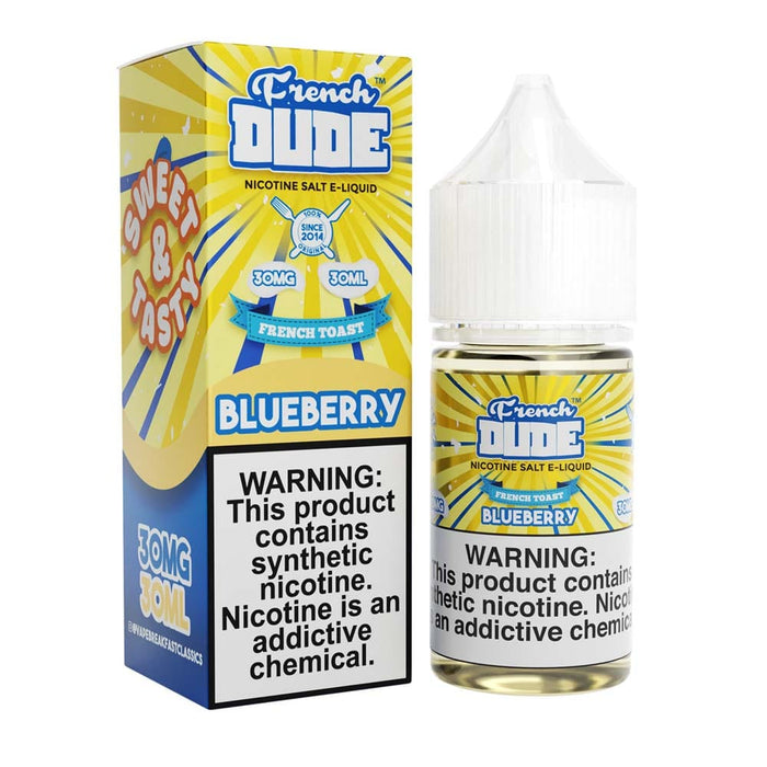 Vape Breakfast Classics French Dude Blueberry 30ml Nic Salt Vape Juice