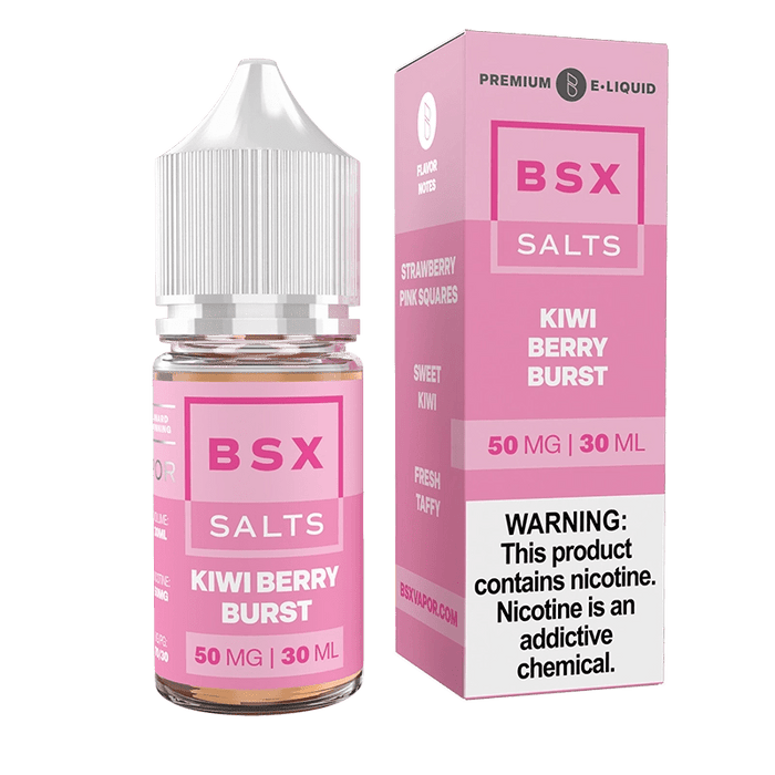 Glas BSX Kiwi Berry Burst Nic Salt Vape Juice 30ml