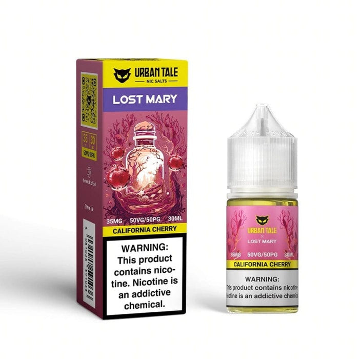 Lost Mary x Urban Tale California Cherry Nic Salt Vape Juice 30ml