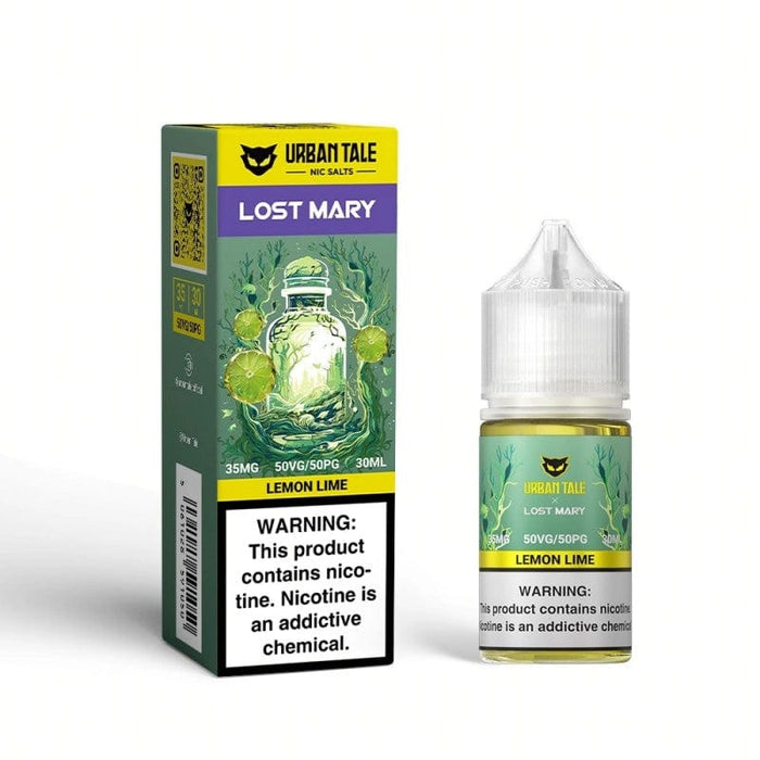 Lost Mary x Urban Tale Lemon Lime Nic Salt Vape Juice 30m